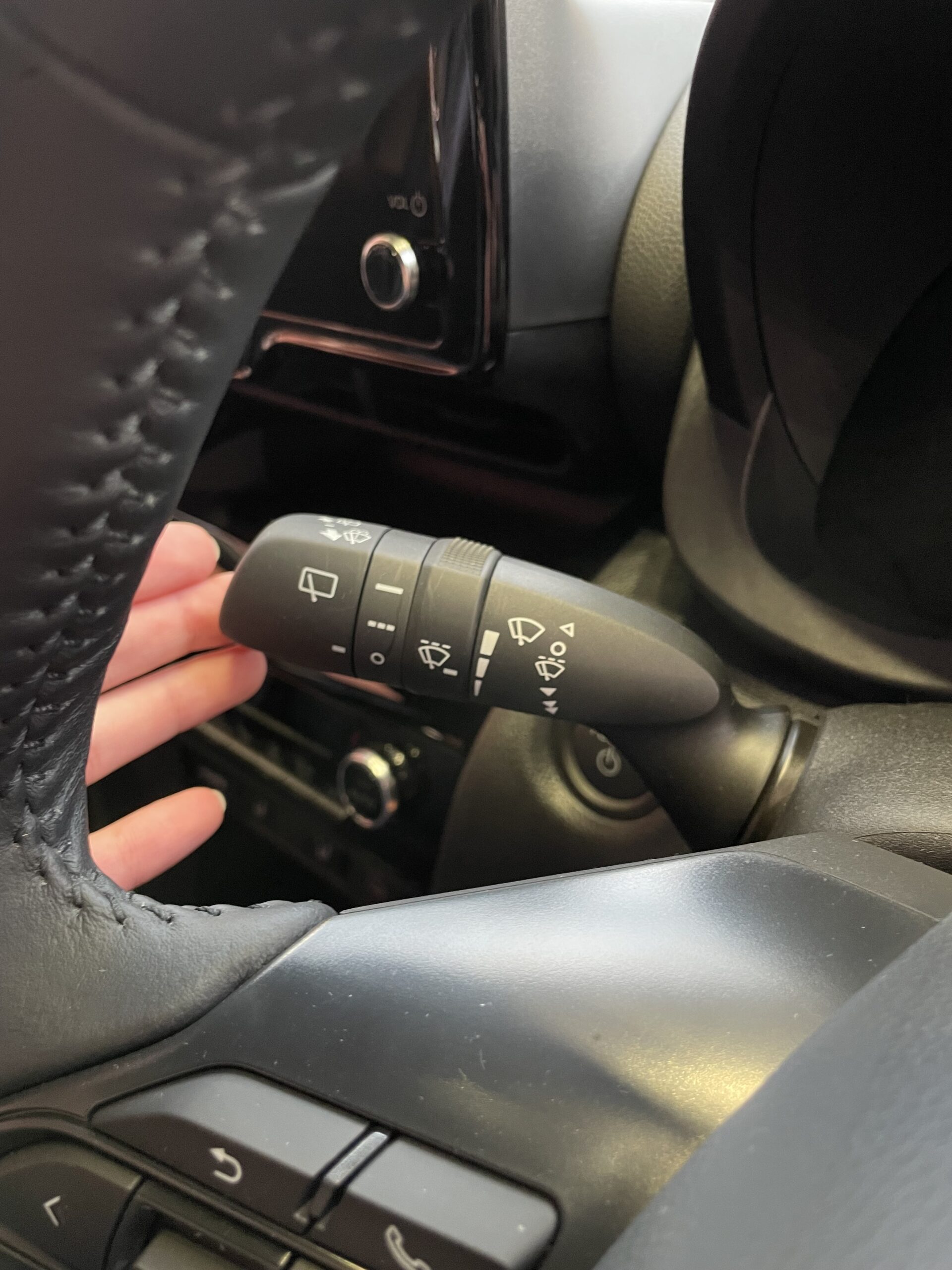 ウォッシャー液レバー