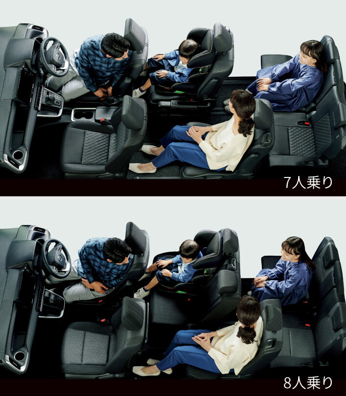 新型ノア　シートアレンジ