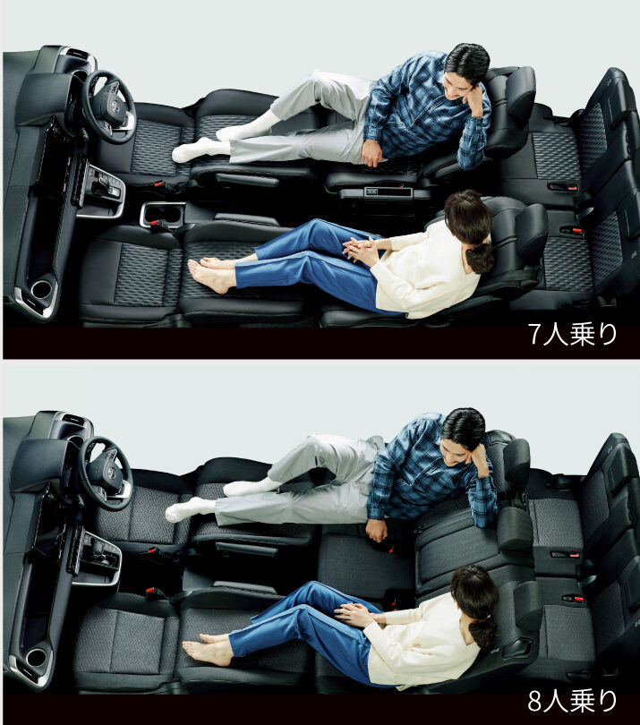 新型ノア　シートアレンジ