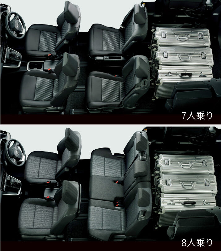 新型ノア　シートアレンジ