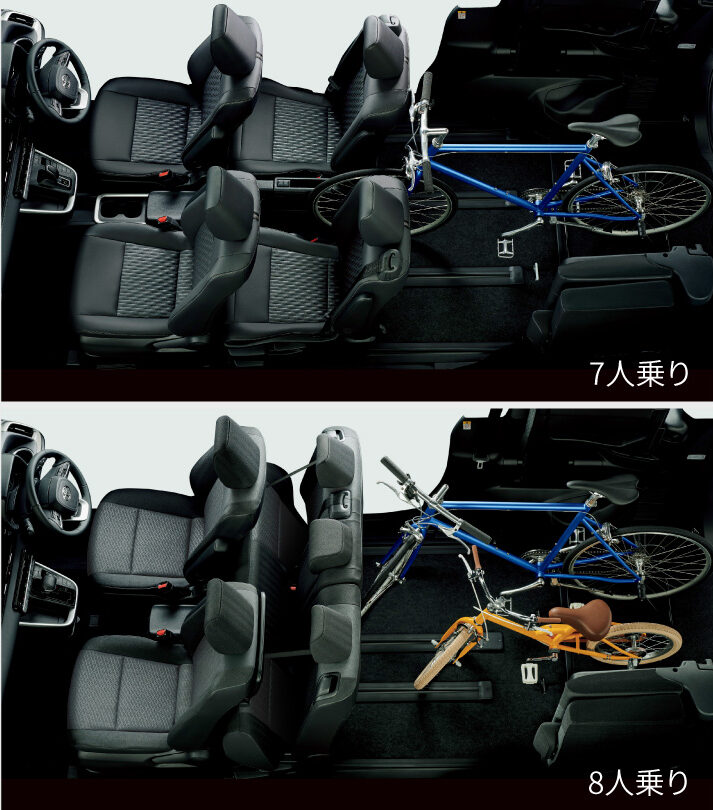 新型ノア　シートアレンジ