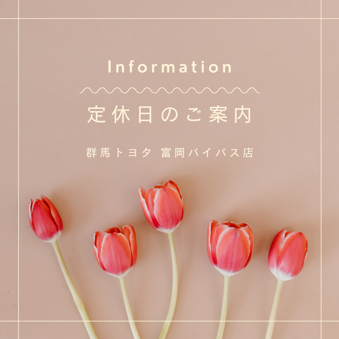 群馬トヨタ定休日
