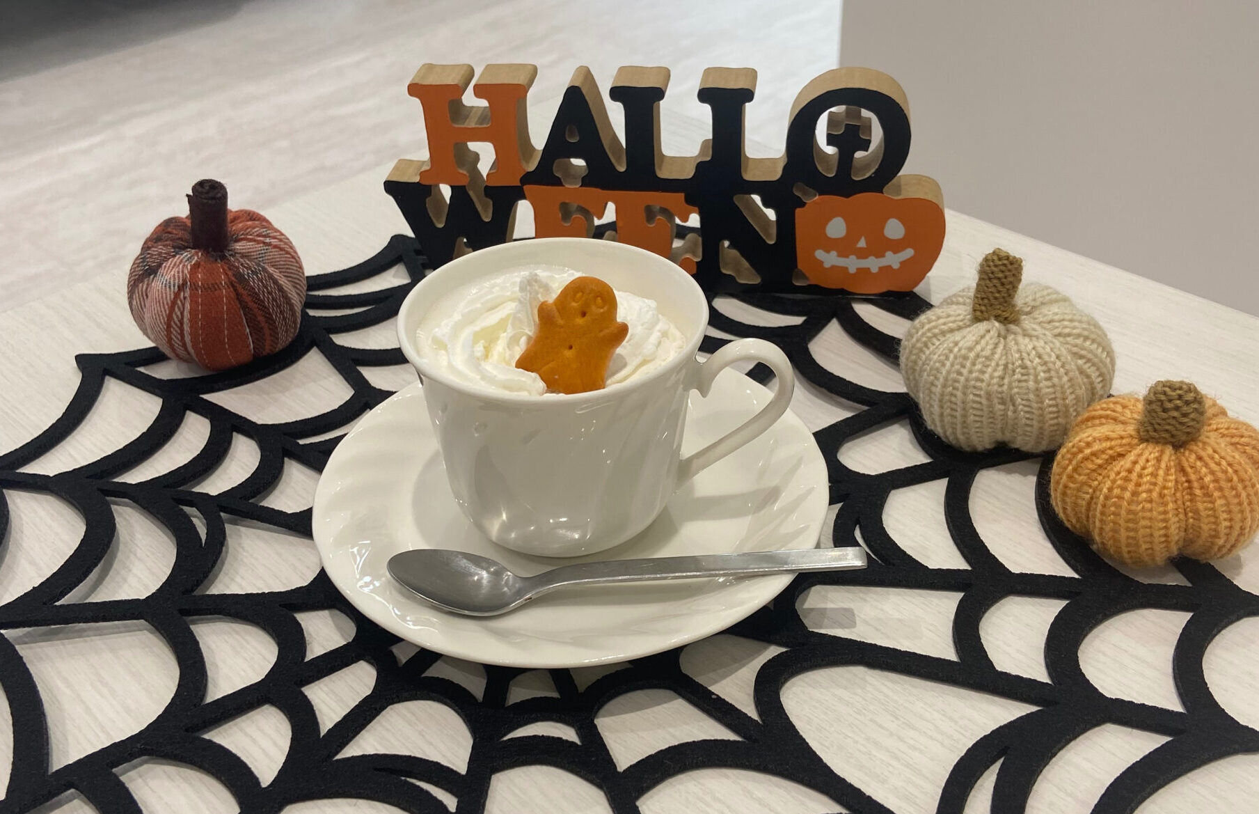 ハロウィン和栗ラテ