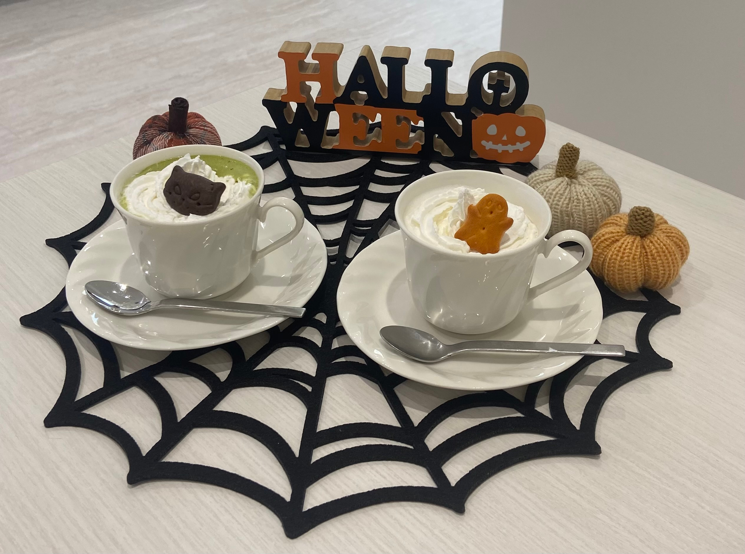 ハロウィン和栗ラテ＆ハロウィン濃厚抹茶ラテ