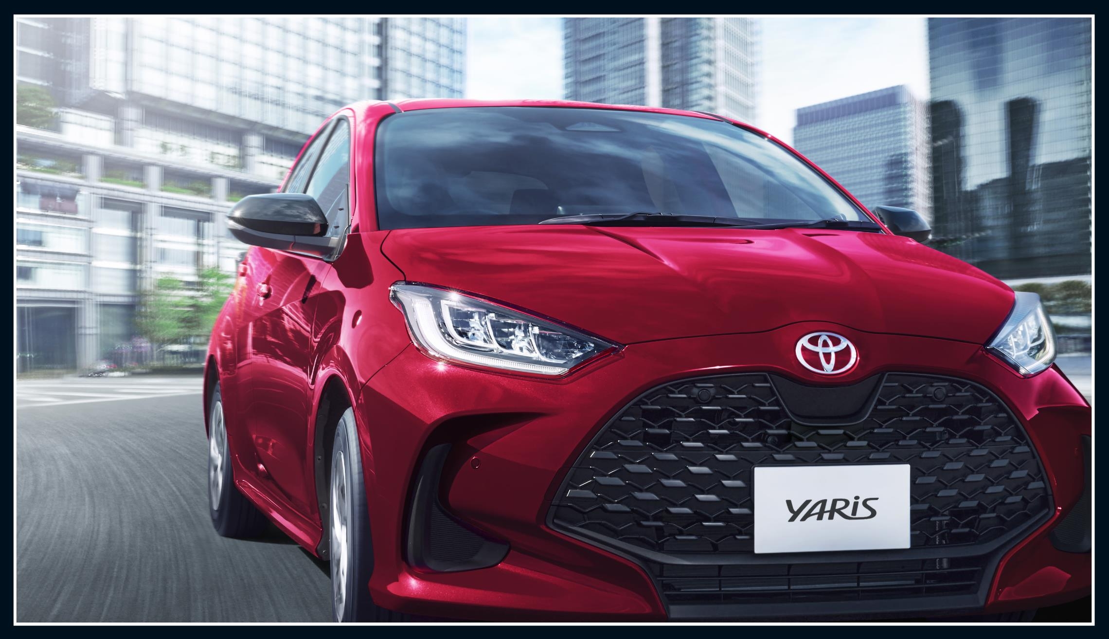 新型ヤリス 一部改良 外観 フロントデザイン