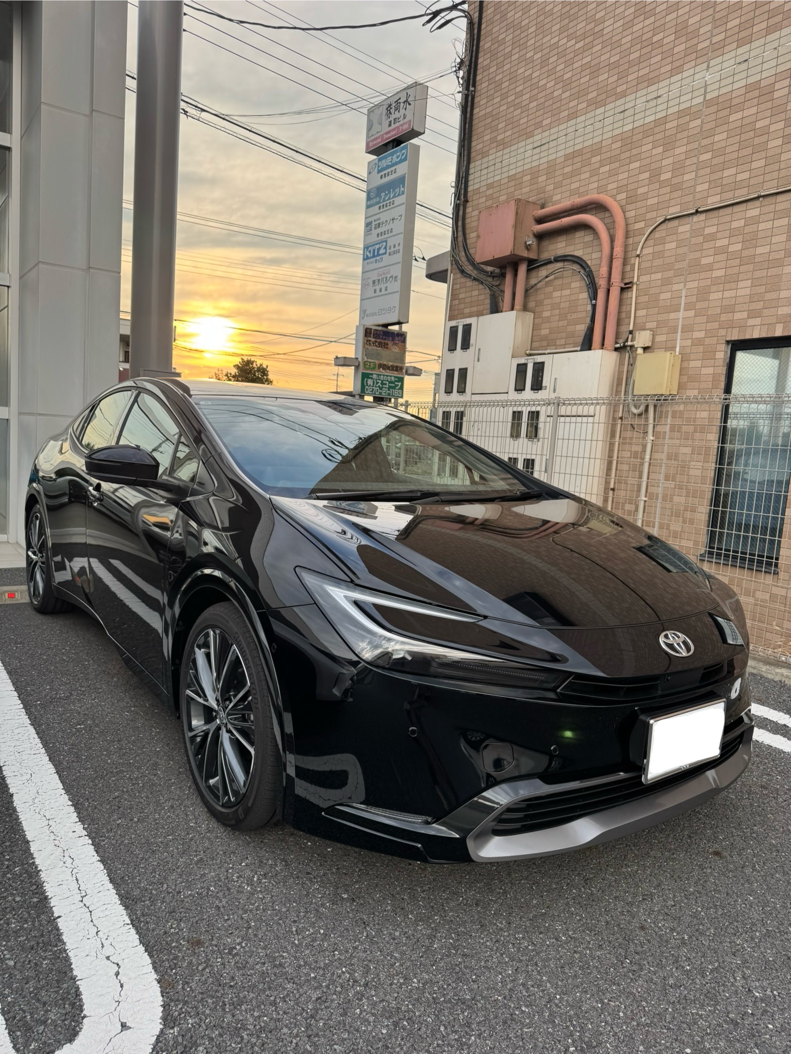 プリウス試乗車