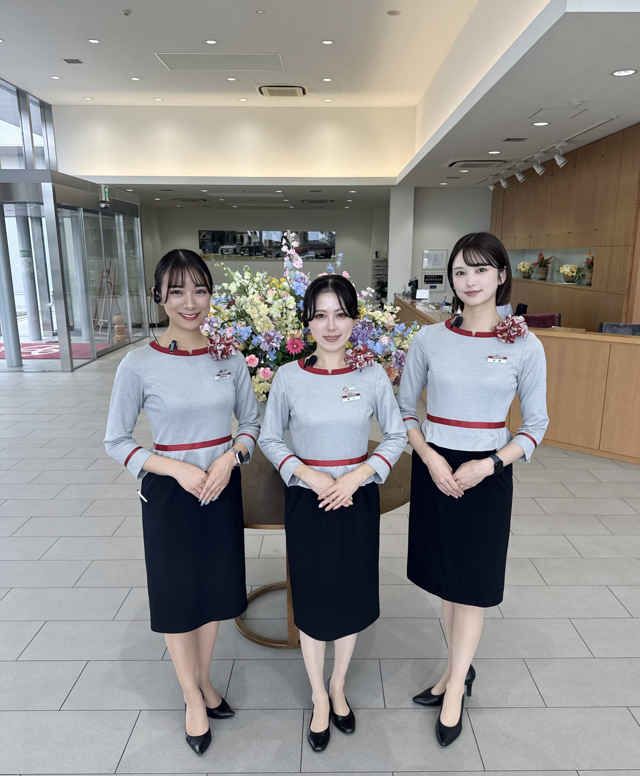 群馬トヨタ　制服　冬