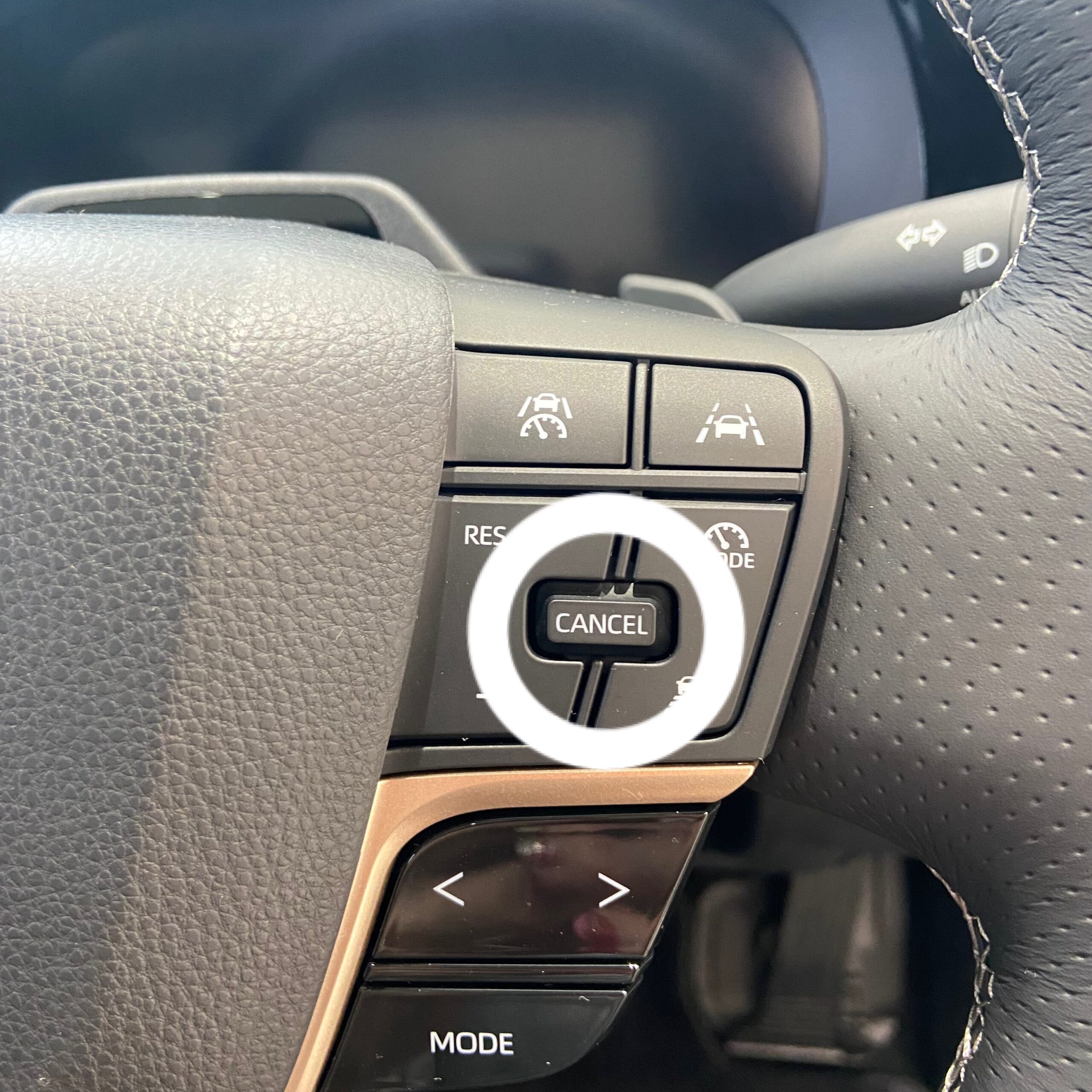 レーダークルーズコントロールキャンセルボタン レーダークルーズコントロールキャンセルスイッチ