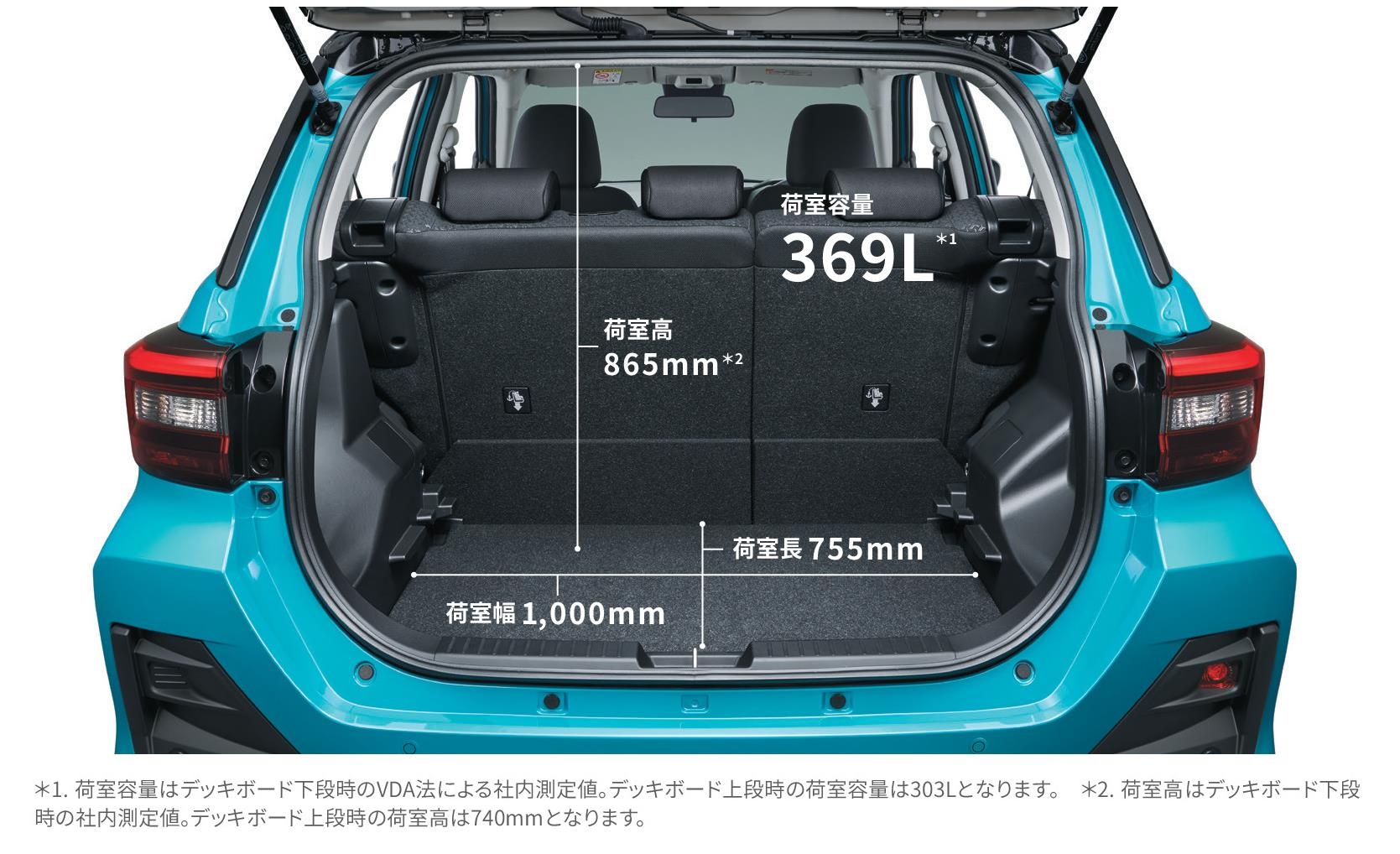 ライズ トヨタライズ ライズトランク ライズ荷室