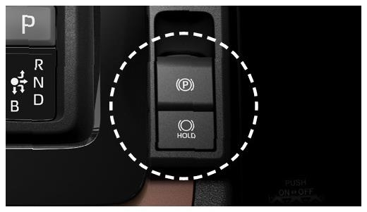 新型シエンタ一部改良電動パーキング&ホールド機能