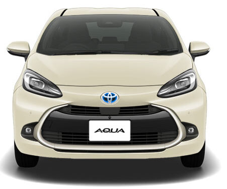 新型アクア一部改良2025フロントデザイン